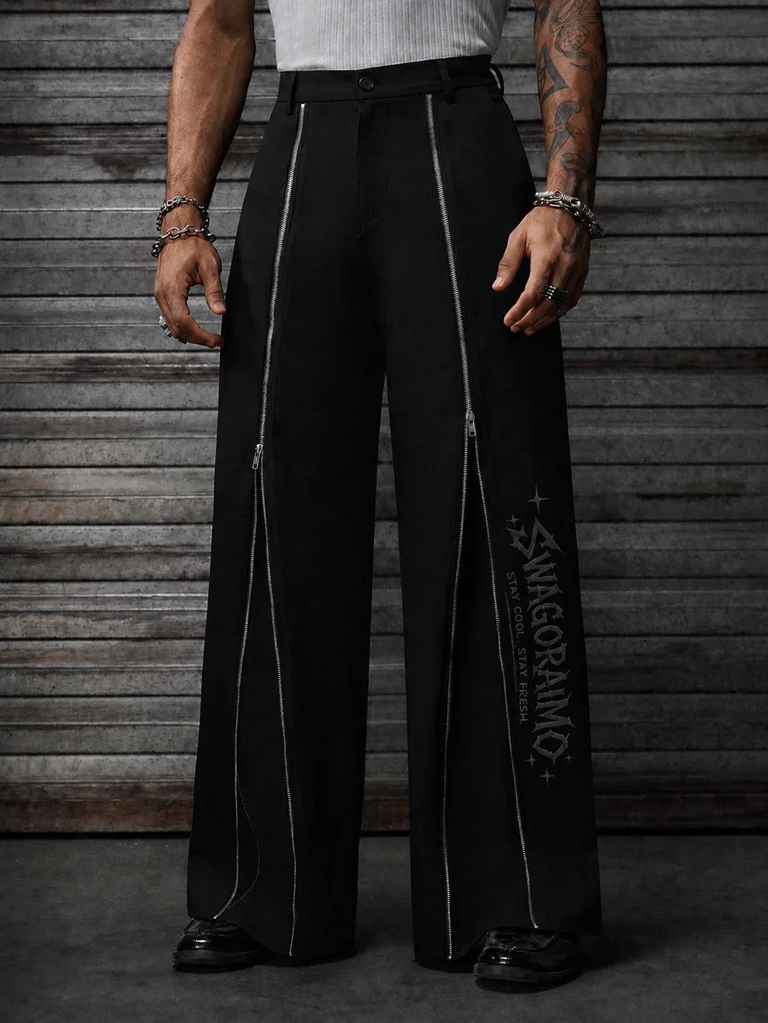 SWAGORAIMO™ ZIP WIDE-LEG TROUSERS - 𝓢𝓦𝓐𝓖𝓞𝓡𝓐𝓘𝓜𝓞