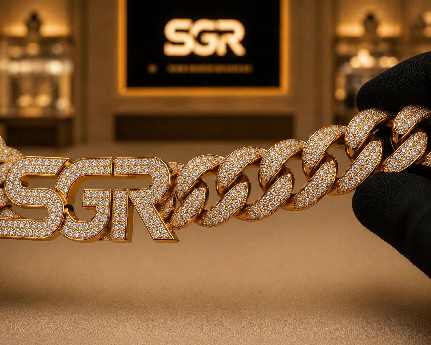 SGR ICON EDITION — Diamond Cuban Chain - 𝓢𝓦𝓐𝓖𝓞𝓡𝓐𝓘𝓜𝓞