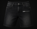 SWAGORAIMO ATELIER™ Premium Black Denim Shorts