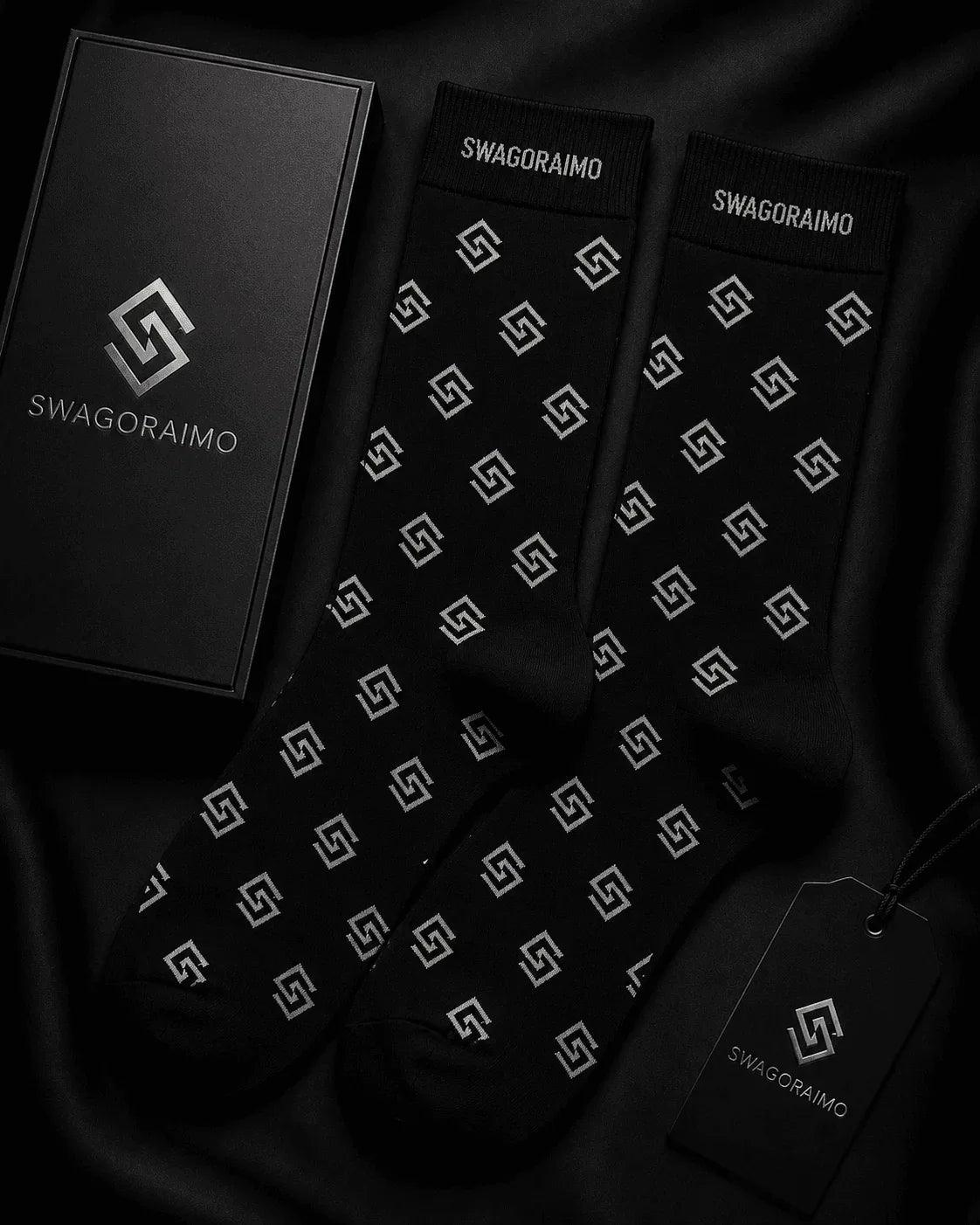 SWAGORAIMO™ Sovereign Monogram Socks - 𝓢𝓦𝓐𝓖𝓞𝓡𝓐𝓘𝓜𝓞