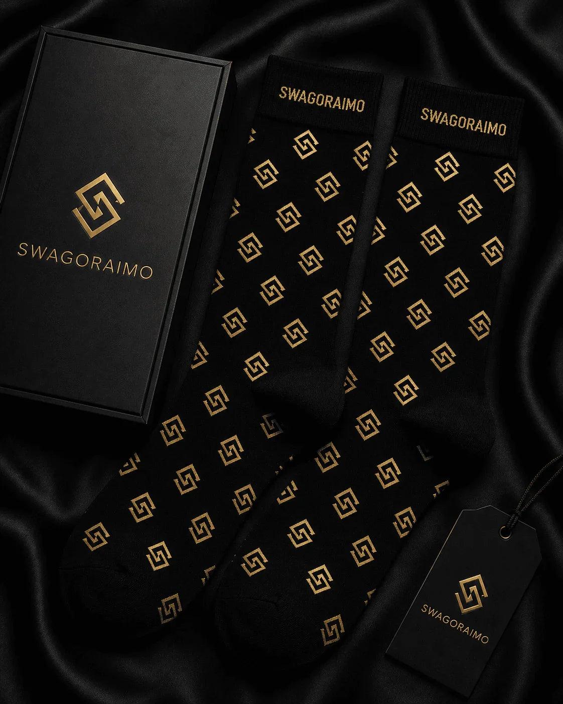 SWAGORAIMO™ Sovereign Monogram Socks - 𝓢𝓦𝓐𝓖𝓞𝓡𝓐𝓘𝓜𝓞