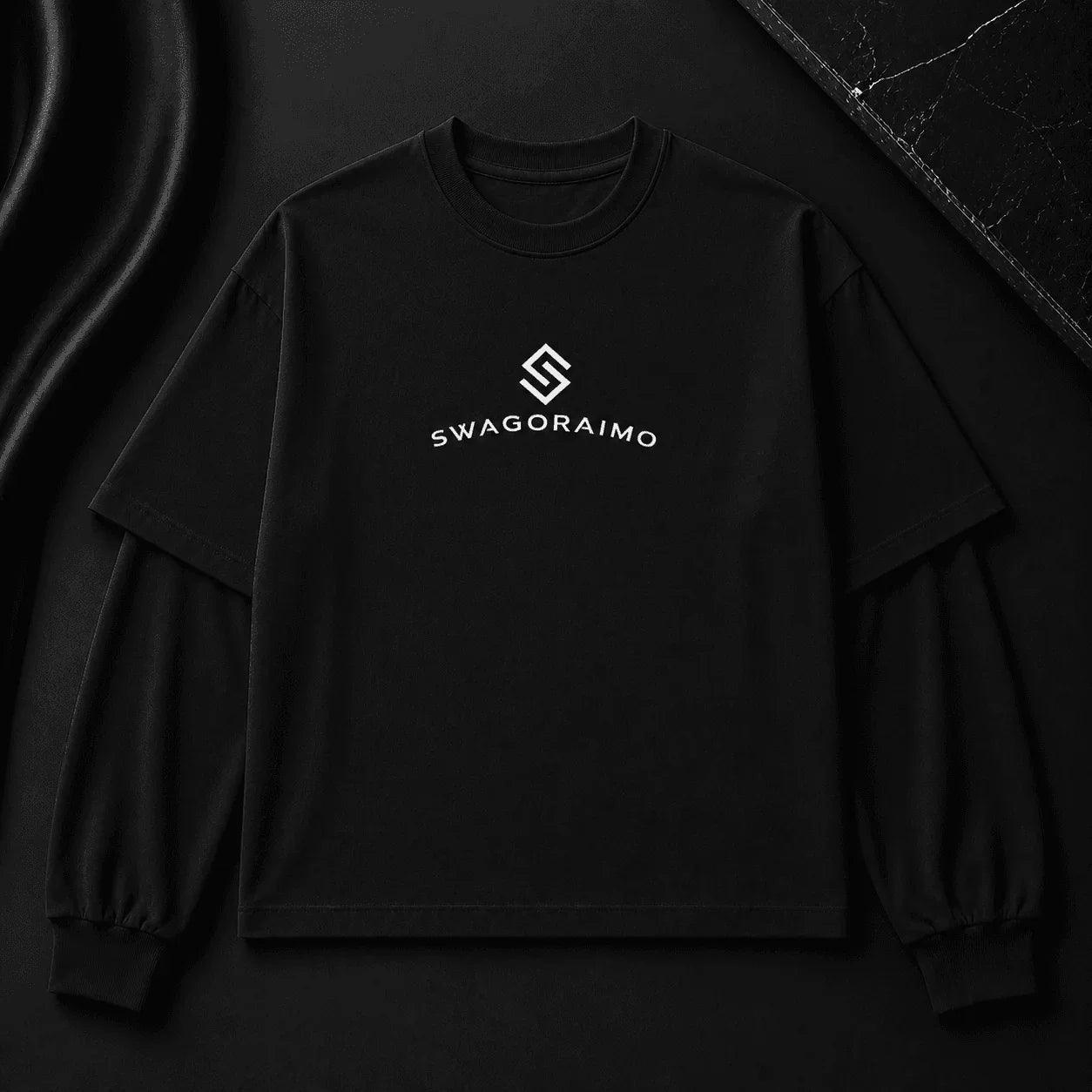 SWAGORAIMO™ Layered Premium Long Sleeve Tee - 𝓢𝓦𝓐𝓖𝓞𝓡𝓐𝓘𝓜𝓞