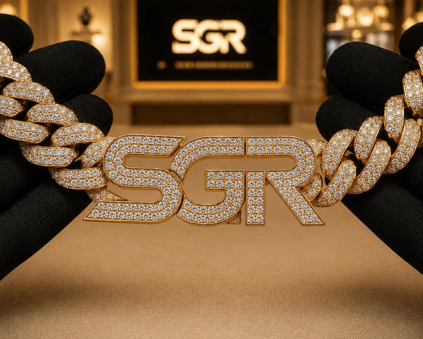 SGR ICON EDITION — Diamond Cuban Chain - 𝓢𝓦𝓐𝓖𝓞𝓡𝓐𝓘𝓜𝓞