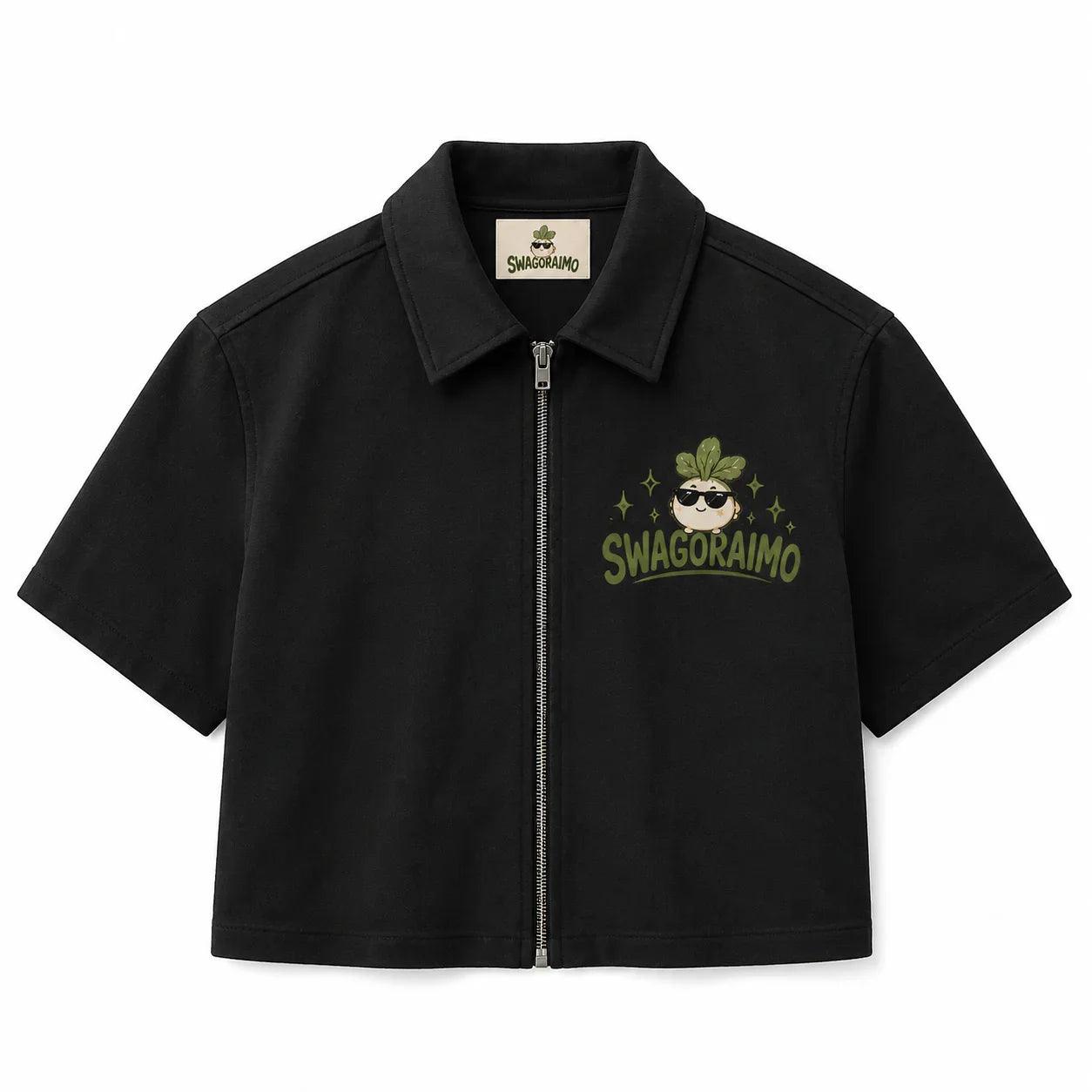 SWAGORAIMO Zip Polo - 𝓢𝓦𝓐𝓖𝓞𝓡𝓐𝓘𝓜𝓞