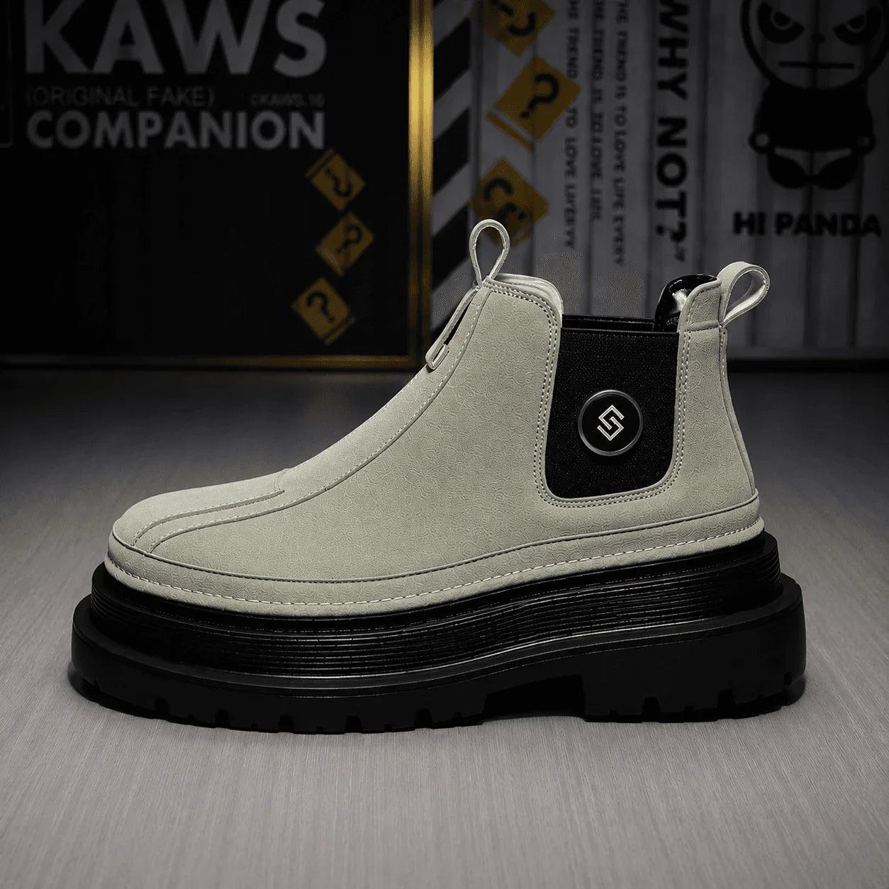 SWAGORAIMO™ OBSIDIAN CHELSEA BOOT - 𝓢𝓦𝓐𝓖𝓞𝓡𝓐𝓘𝓜𝓞