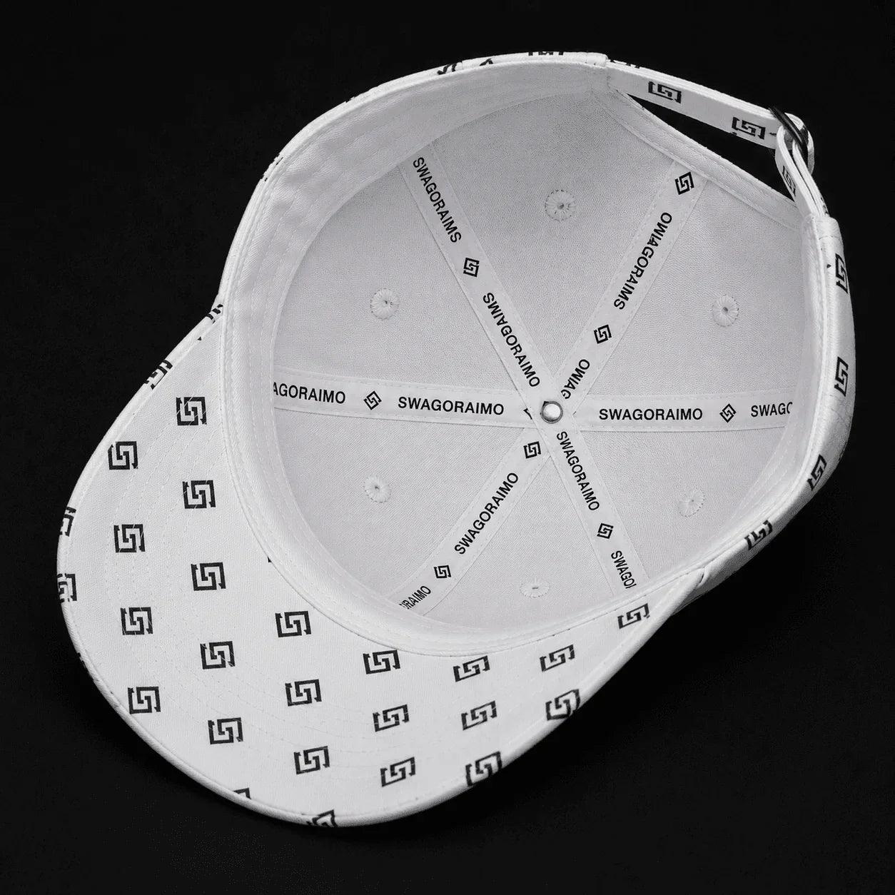 SWAGORAIMO Signature Monogram Cap – Black Edition - 𝓢𝓦𝓐𝓖𝓞𝓡𝓐𝓘𝓜𝓞