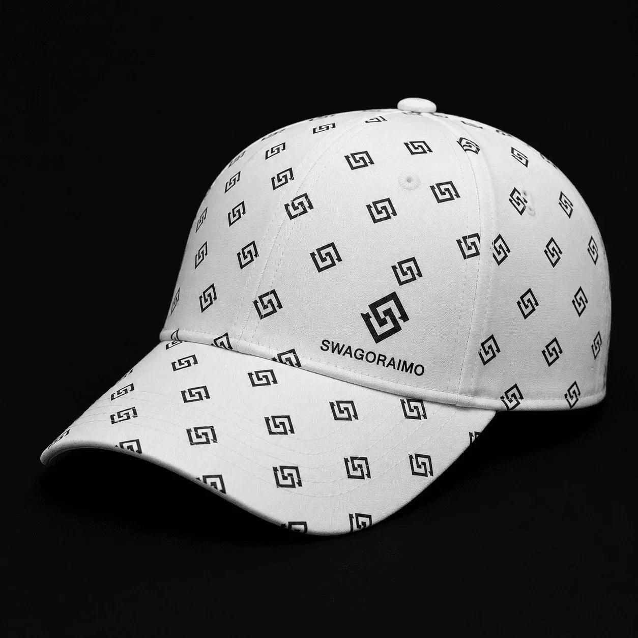 SWAGORAIMO Signature Monogram Cap – Black Edition - 𝓢𝓦𝓐𝓖𝓞𝓡𝓐𝓘𝓜𝓞