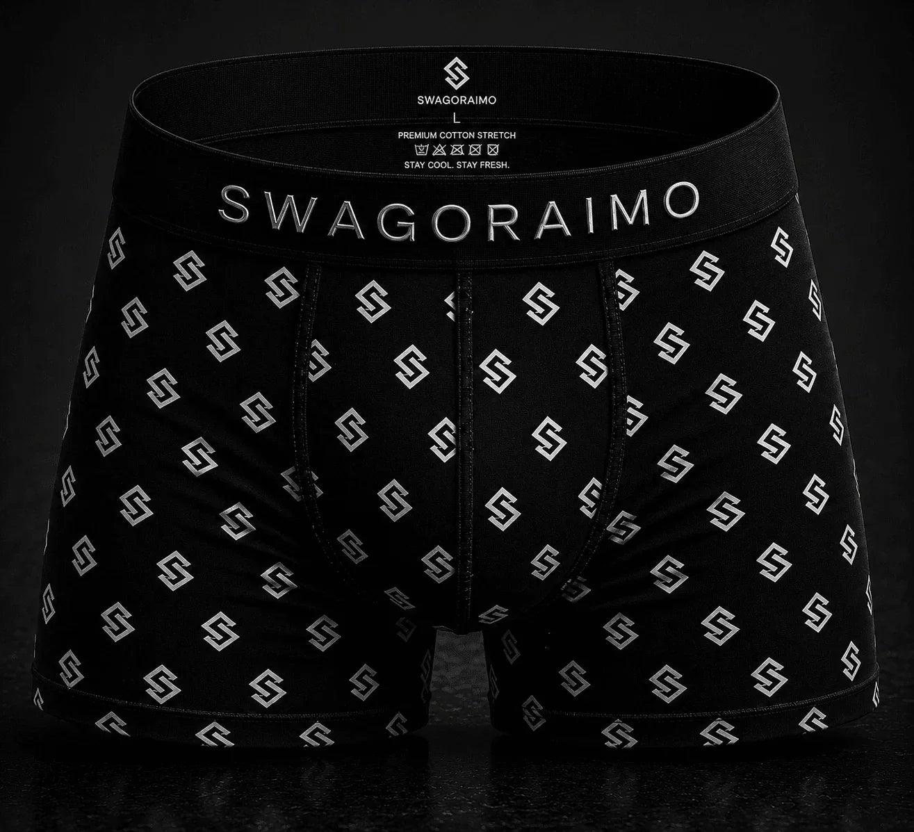 SGR™ Alpha Premium Monogram Boxers - 𝓢𝓦𝓐𝓖𝓞𝓡𝓐𝓘𝓜𝓞
