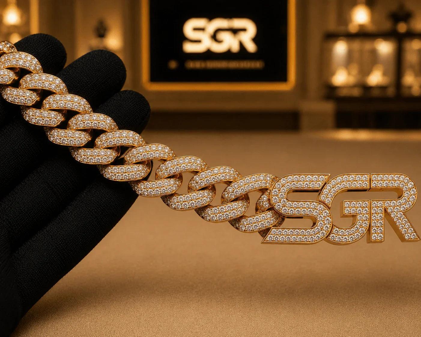 SGR ICON EDITION — Diamond Cuban Chain - 𝓢𝓦𝓐𝓖𝓞𝓡𝓐𝓘𝓜𝓞