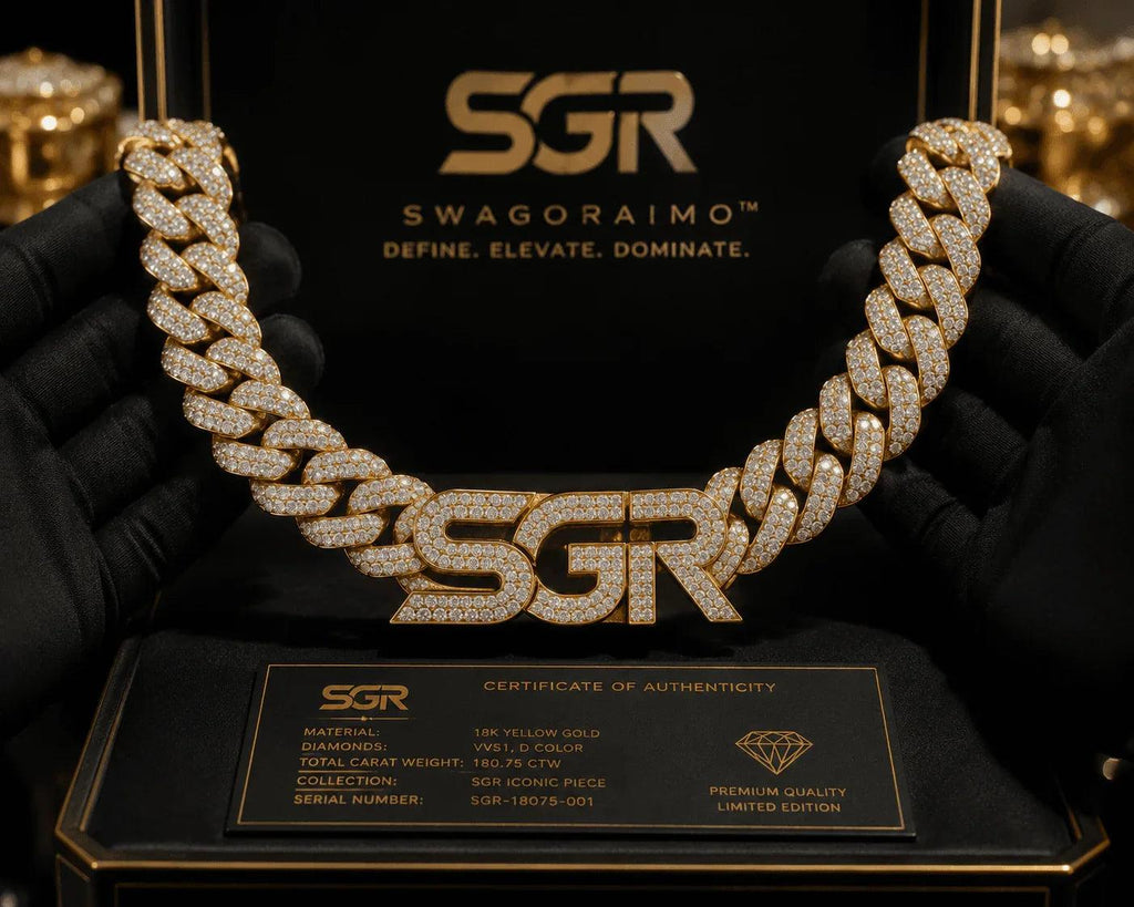 SGR ICON EDITION — Diamond Cuban Chain - 𝓢𝓦𝓐𝓖𝓞𝓡𝓐𝓘𝓜𝓞