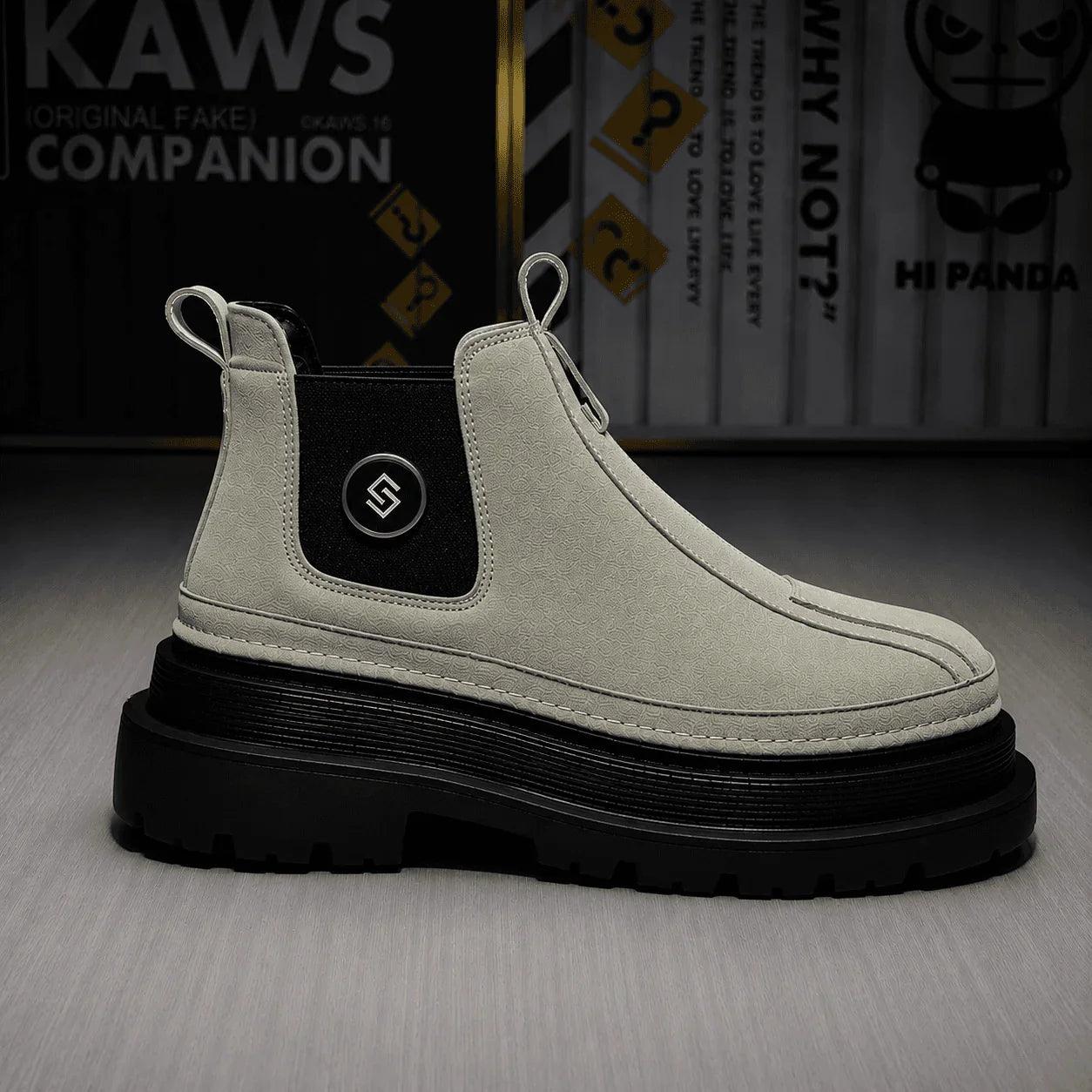 SWAGORAIMO™ OBSIDIAN CHELSEA BOOT - 𝓢𝓦𝓐𝓖𝓞𝓡𝓐𝓘𝓜𝓞