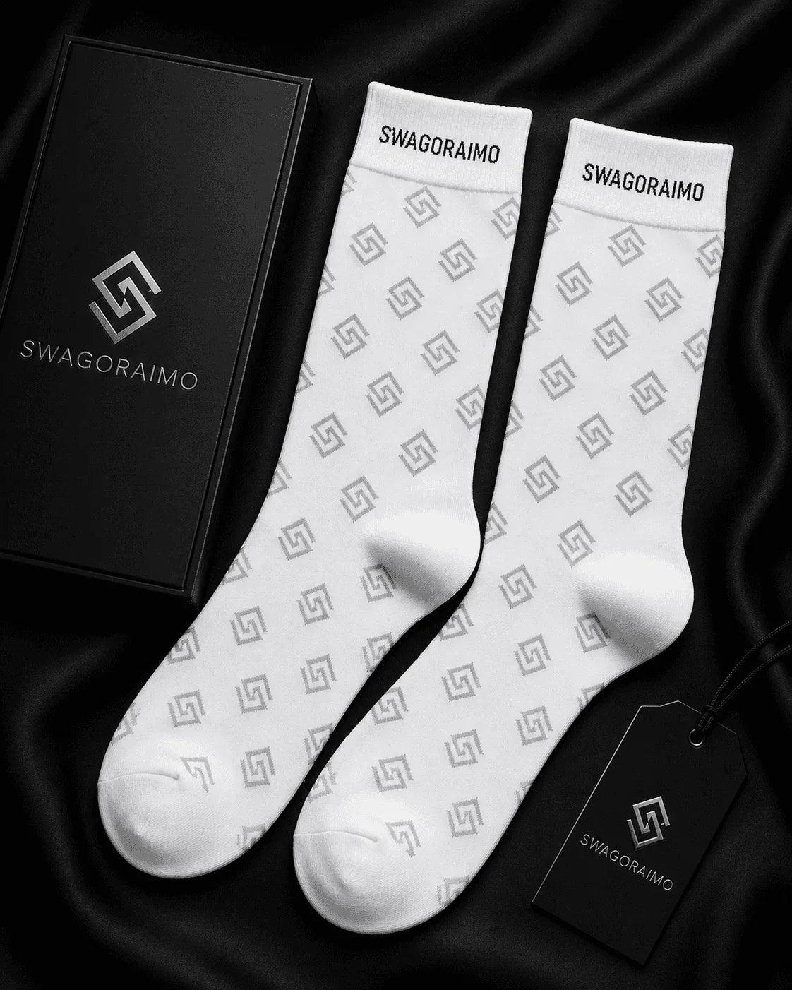 SWAGORAIMO™ Sovereign Monogram Socks - 𝓢𝓦𝓐𝓖𝓞𝓡𝓐𝓘𝓜𝓞