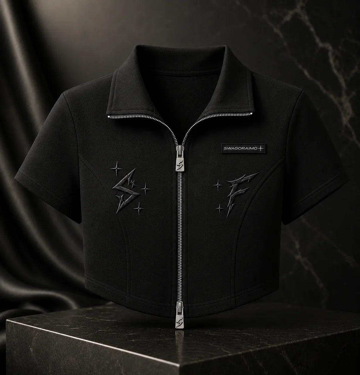 SWAGORAIMO™ Premium Zip Crop Top - 𝓢𝓦𝓐𝓖𝓞𝓡𝓐𝓘𝓜𝓞