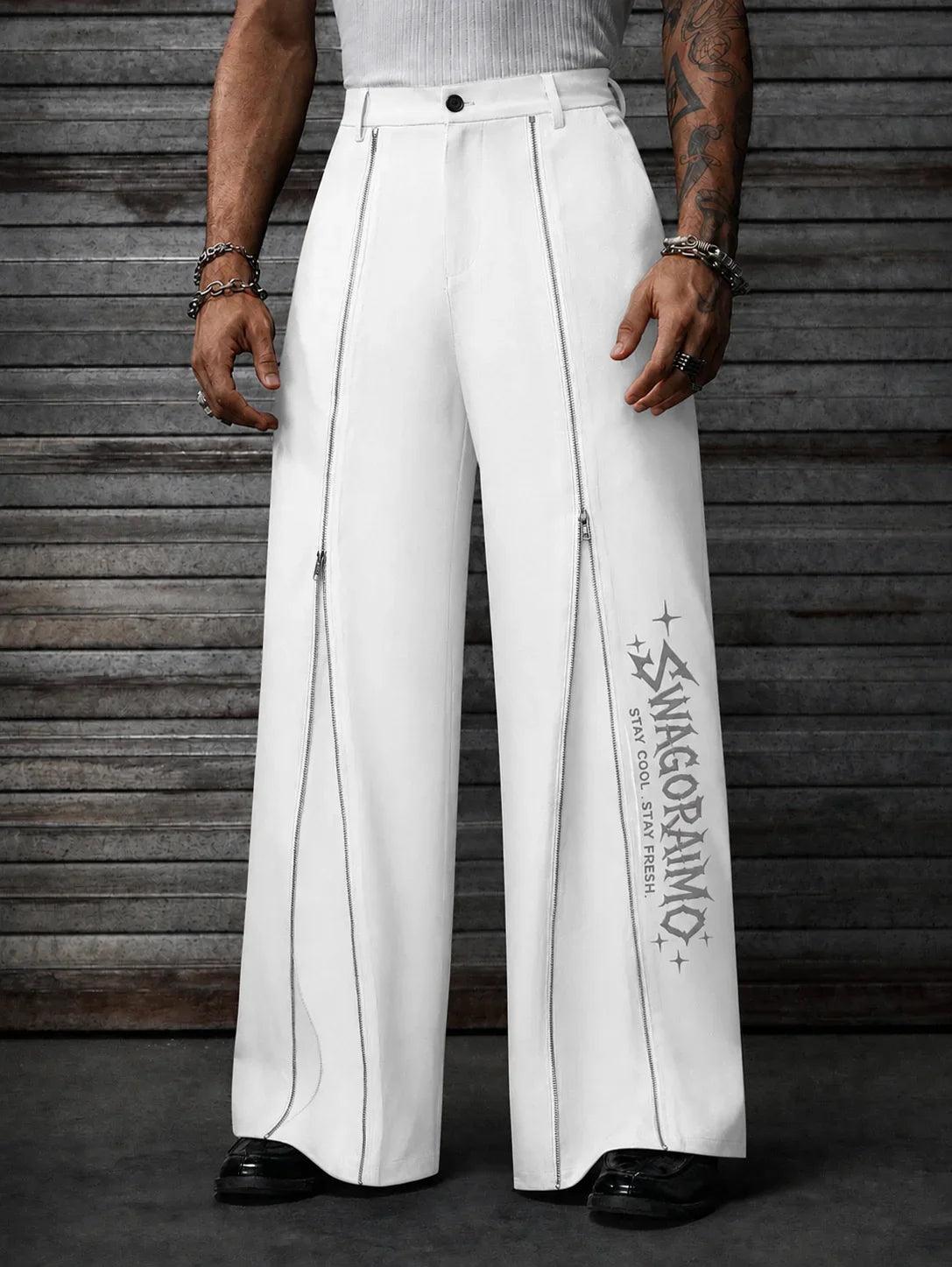 SWAGORAIMO™ ZIP WIDE-LEG TROUSERS - 𝓢𝓦𝓐𝓖𝓞𝓡𝓐𝓘𝓜𝓞