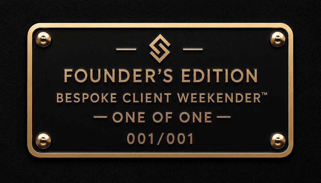SWAGORAIMO Founder’s Edition Bespoke Client Weekender™ - 𝓢𝓦𝓐𝓖𝓞𝓡𝓐𝓘𝓜𝓞