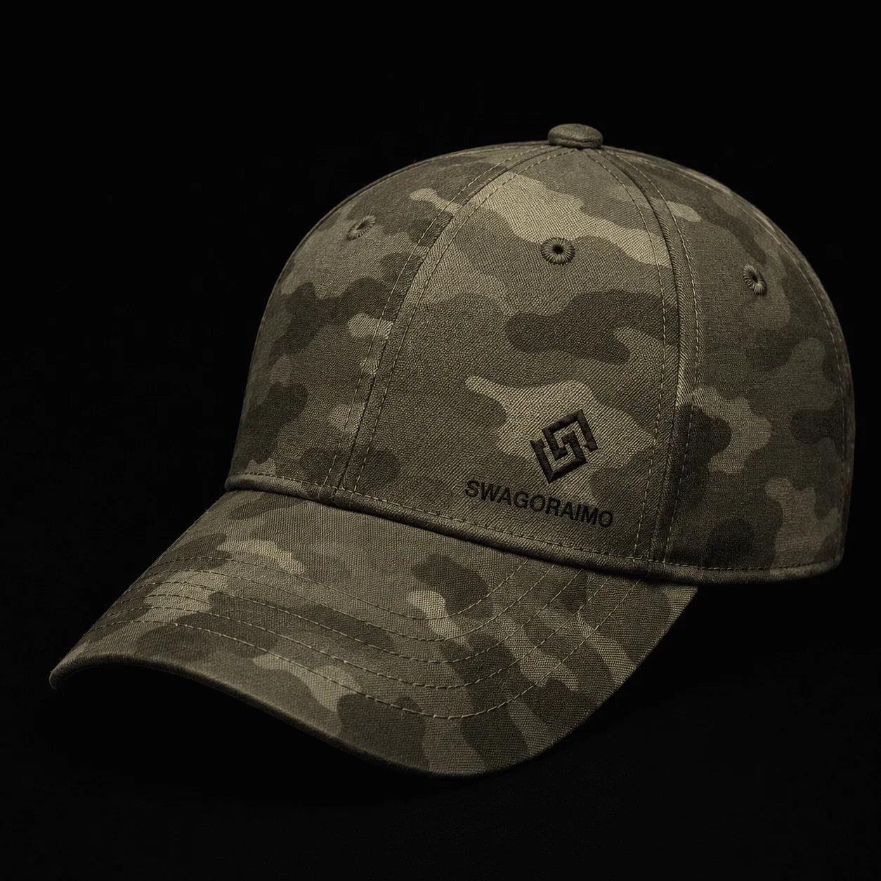 SWAGORAIMO Full Camouflage Premium Cap - 𝓢𝓦𝓐𝓖𝓞𝓡𝓐𝓘𝓜𝓞
